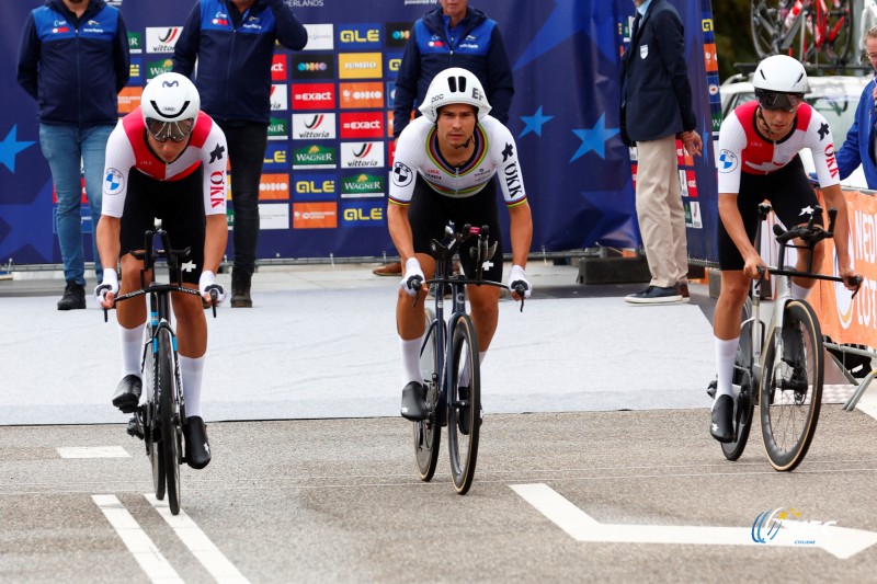 2023 UEC Road European Championships - Drenthe - Junior Mixed Team Relay - Emmen - Emmen 38, km - 21/09/2023 - Switzerland - photo Luca Bettini/SprintCyclingAgency?2023